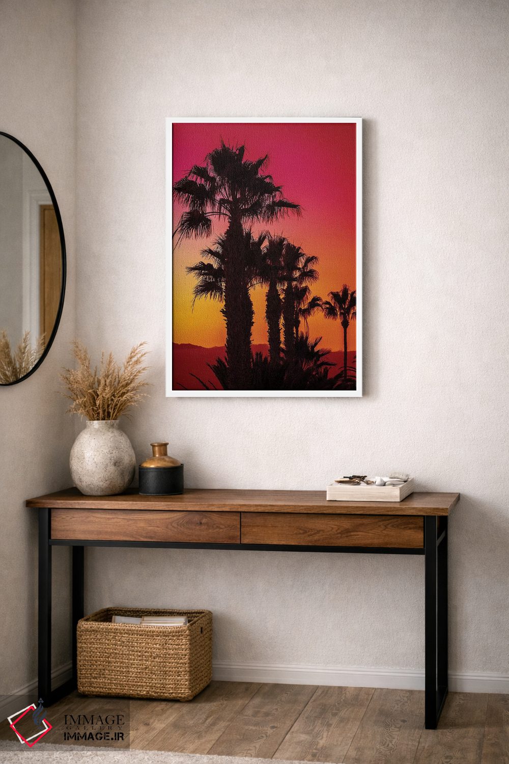 تابلو دکوراتیو شن های یاقوتی اثر نیتن هد - D2W