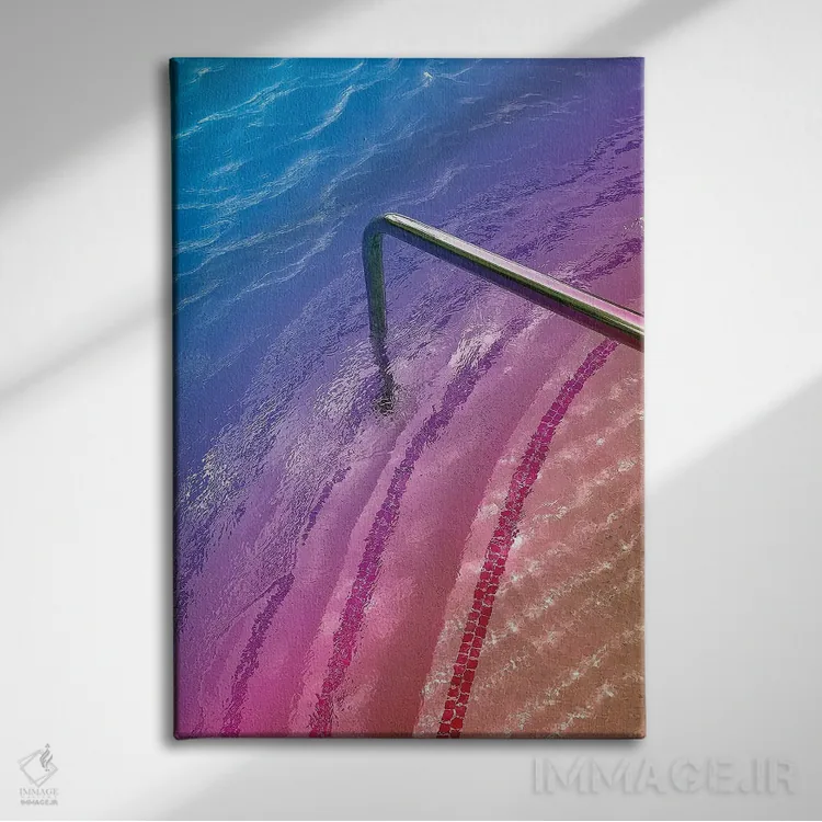 تابلو دکوراتیو آرامش بخش اثر نیتن هد - نمای روبهرو روی دیوار