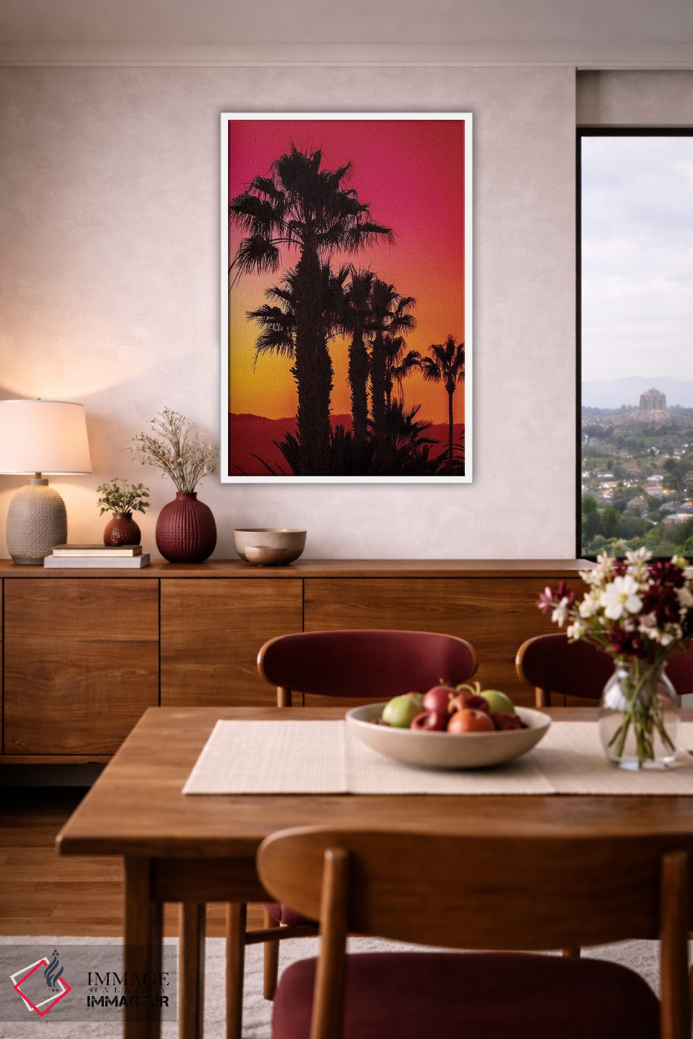 تابلو دکوراتیو شن های یاقوتی اثر نیتن هد - D3W