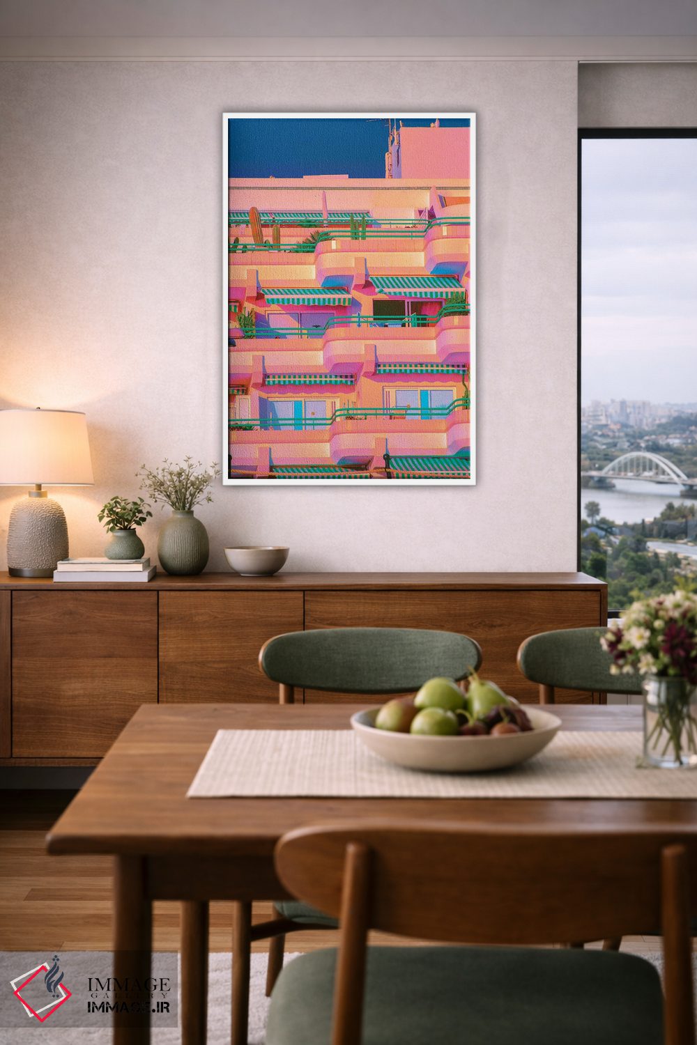 تابلو دکوراتیو قصر هلو اثر نیتن هد - D6W