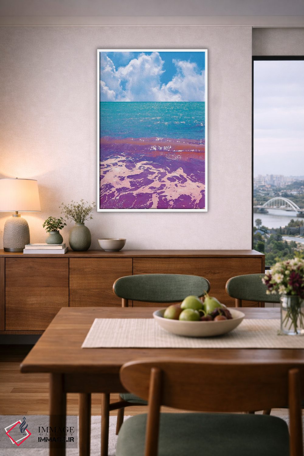 تابلو دکوراتیو سگ زوزه کش اثر نیتن هد - D5W