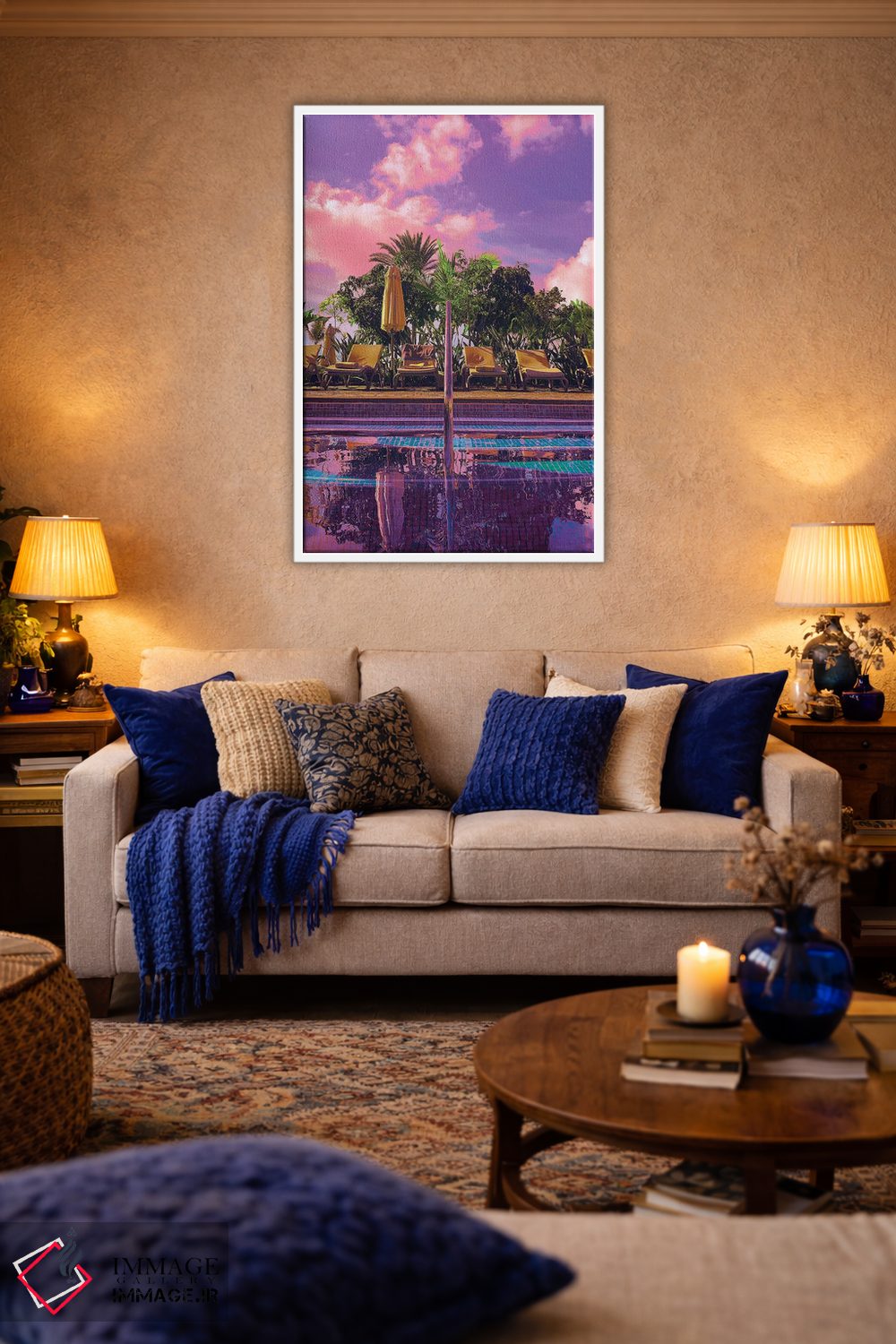 تابلو دکوراتیو زمان تامل اثر نیتن هد - D2W