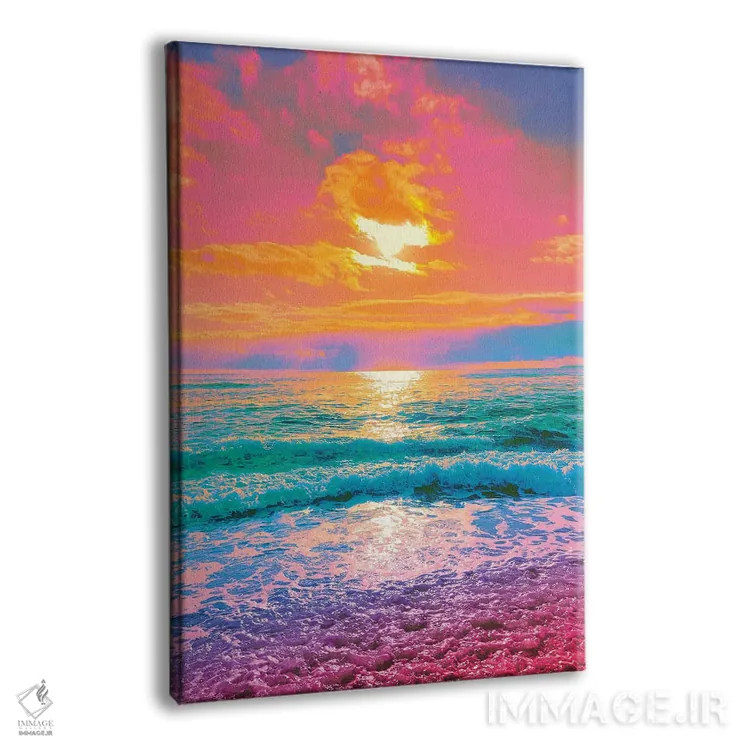 تابلو دکوراتیو زیبایی فاجعه بار اثر نیتن هد - نمای پرسپکتیو محصول