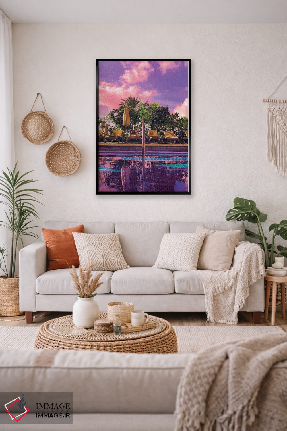 تابلو دکوراتیو زمان تامل اثر نیتن هد - D3B