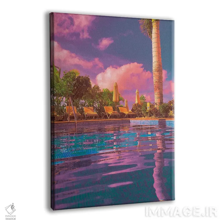 تابلو دکوراتیو آرام گرفتن اثر نیتن هد - نمای پرسپکتیو محصول