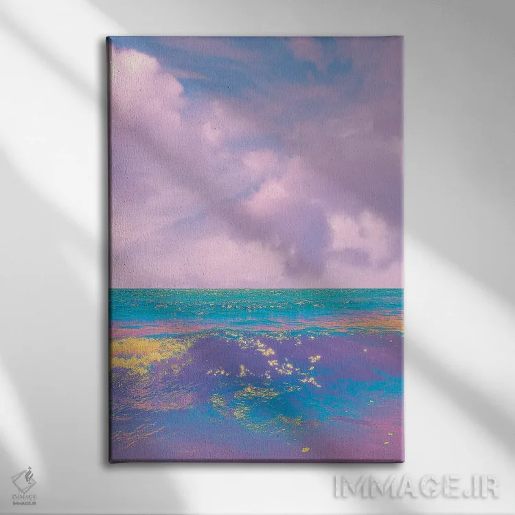 تابلو دکوراتیو آلوها اثر نیتن هد - نمای روبهرو روی دیوار