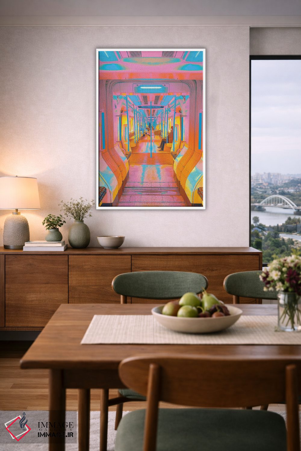 تابلو دکوراتیو به سوی آینده اثر نیتن هد - D6W