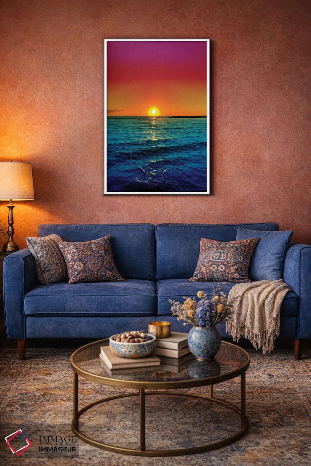 تابلو دکوراتیو مسابقه دهنده در غروب اثر نیتن هد - D3W