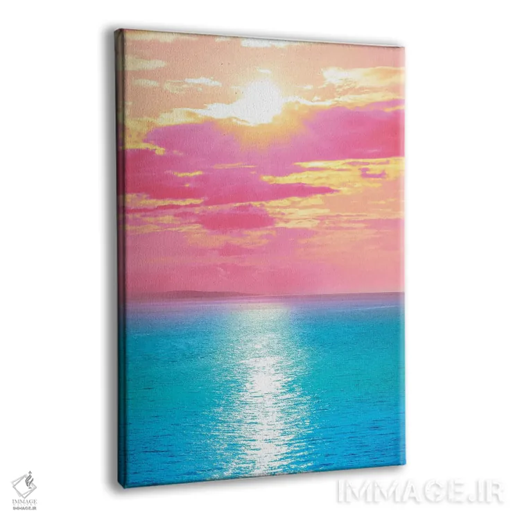 تابلو دکوراتیو ساحل شکوفه گیلاس اثر نیتن هد - نمای پرسپکتیو محصول