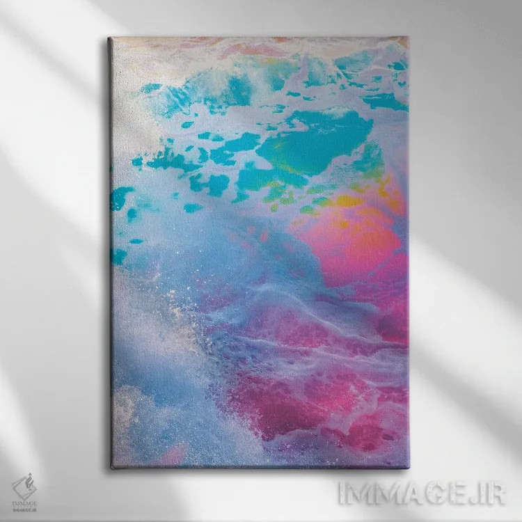 تابلو دکوراتیو گرداب بزرگ اثر نیتن هد - نمای روبهرو روی دیوار