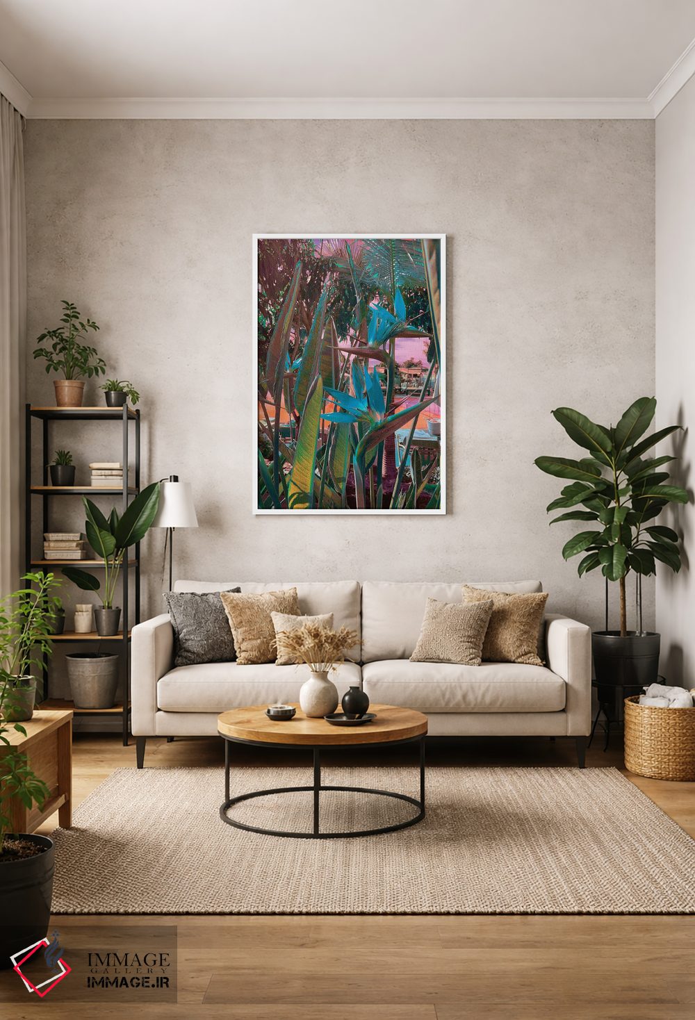 تابلو دکوراتیو فوق العاده گرمسیری اثر نیتن هد - D1W