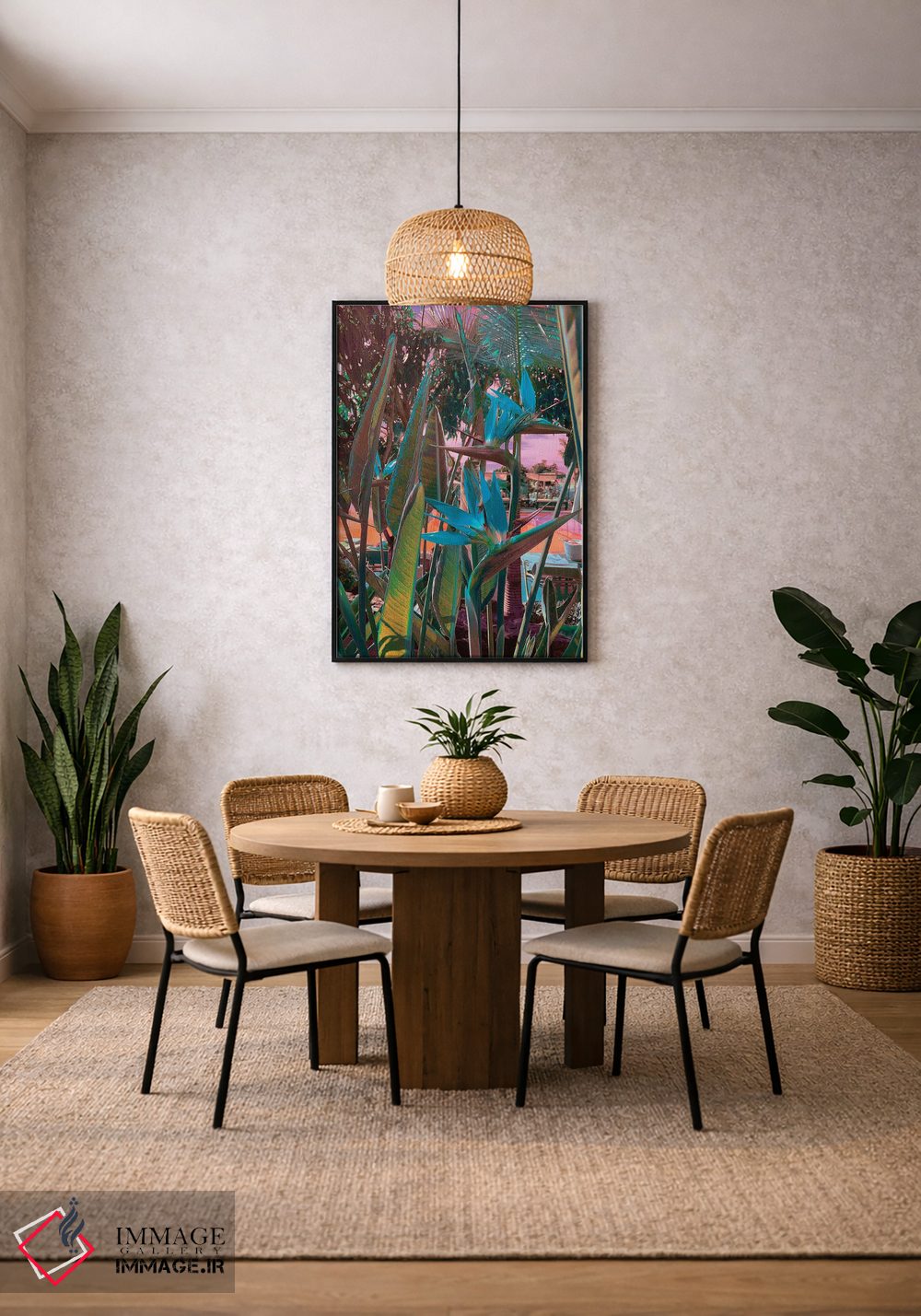 تابلو دکوراتیو فوق العاده گرمسیری اثر نیتن هد - D4B