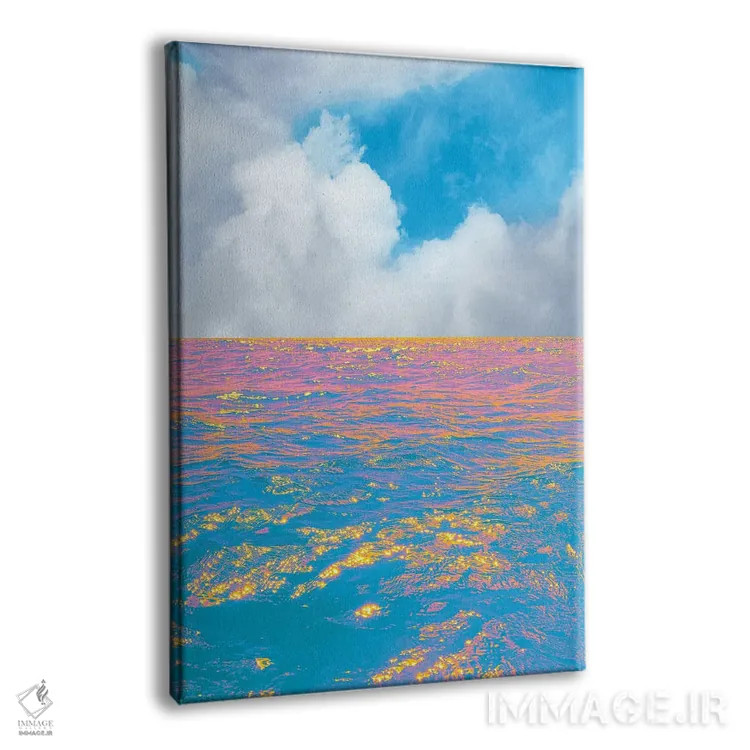 تابلو دکوراتیو بافت مه اثر نیتن هد - نمای پرسپکتیو محصول