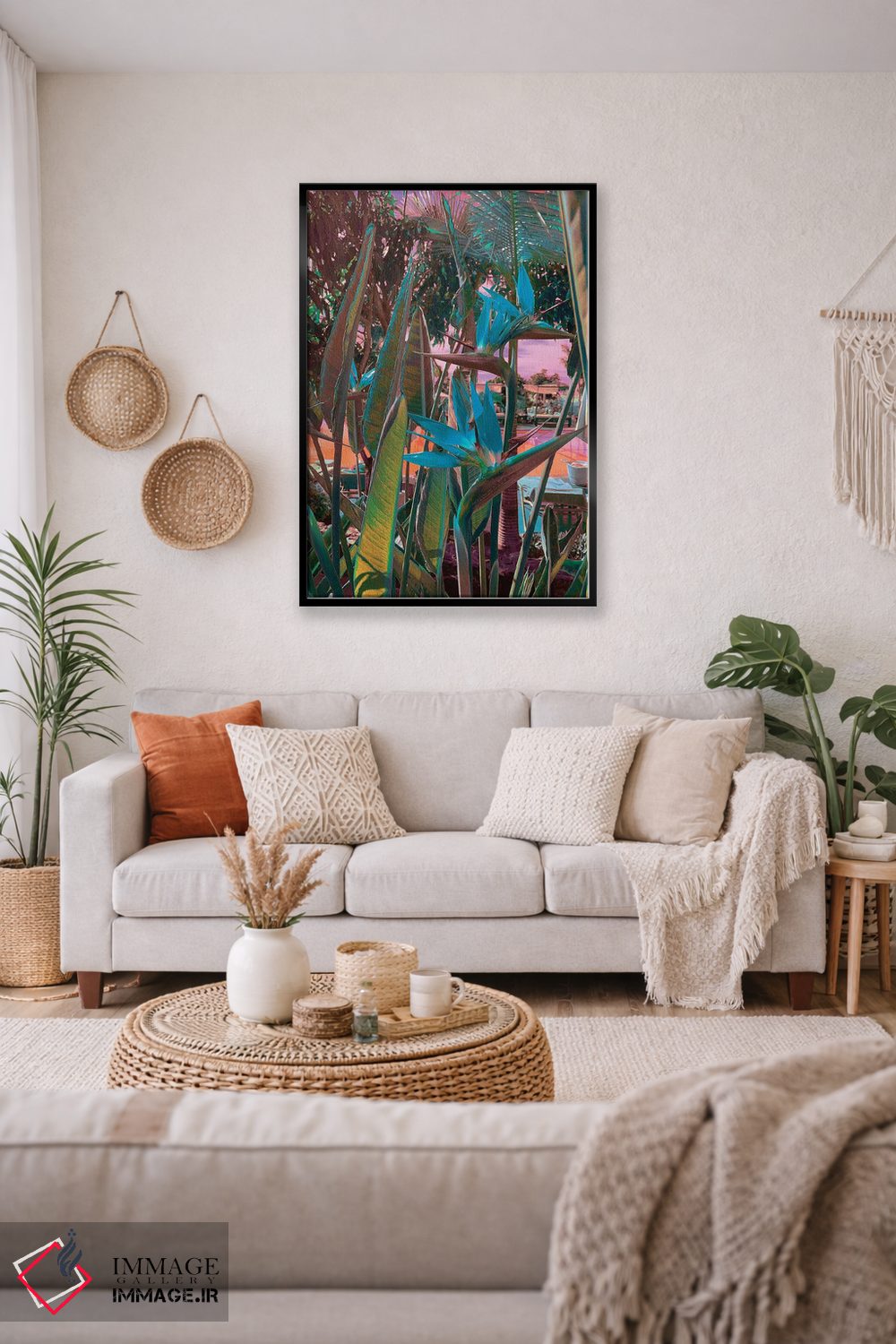 تابلو دکوراتیو فوق العاده گرمسیری اثر نیتن هد - D3B