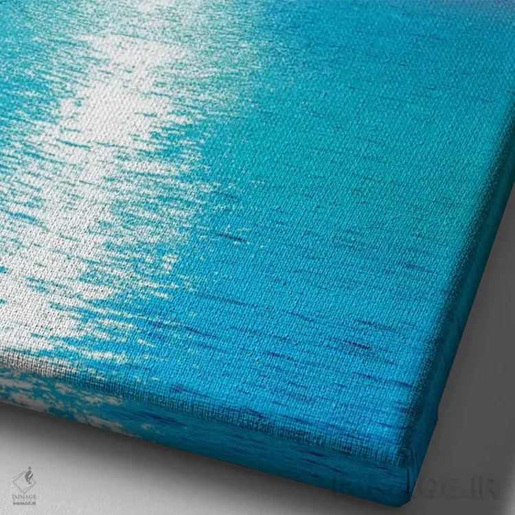 تابلو دکوراتیو ساحل شکوفه گیلاس اثر نیتن هد - نمای نزدیک بافت بوم