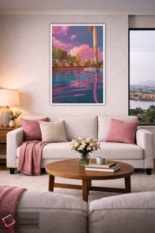 تابلو دکوراتیو آرام گرفتن اثر نیتن هد - D2W