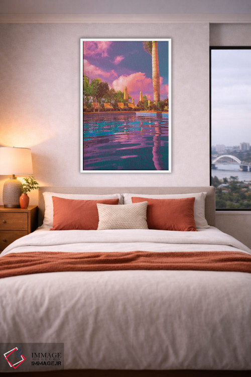 تابلو دکوراتیو آرام گرفتن اثر نیتن هد - D3W