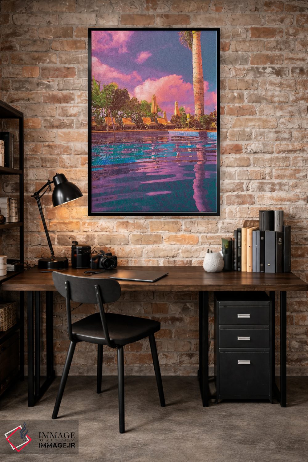 تابلو دکوراتیو آرام گرفتن اثر نیتن هد - D4B