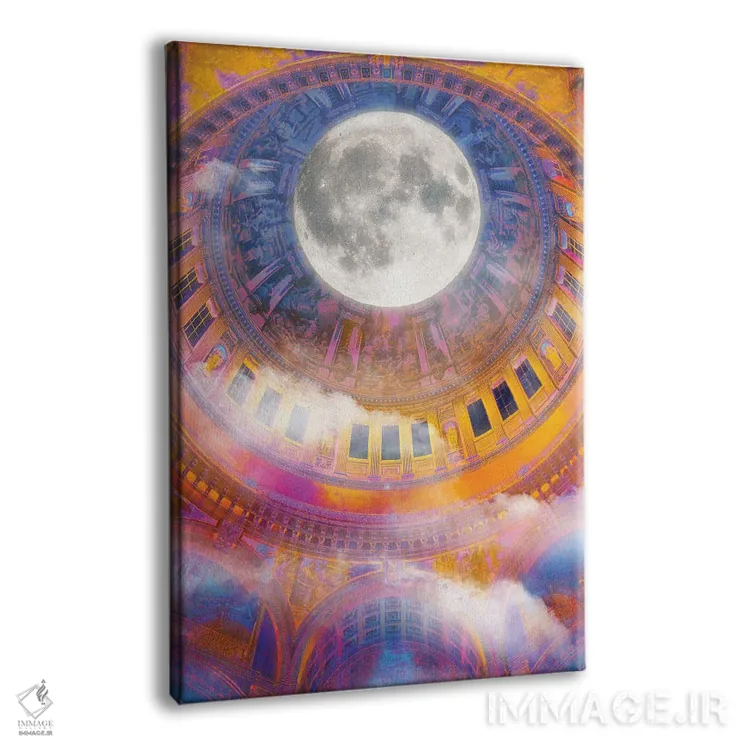 تابلو دکوراتیو غسل تعمید در مهتاب اثر نیتن هد - نمای پرسپکتیو محصول