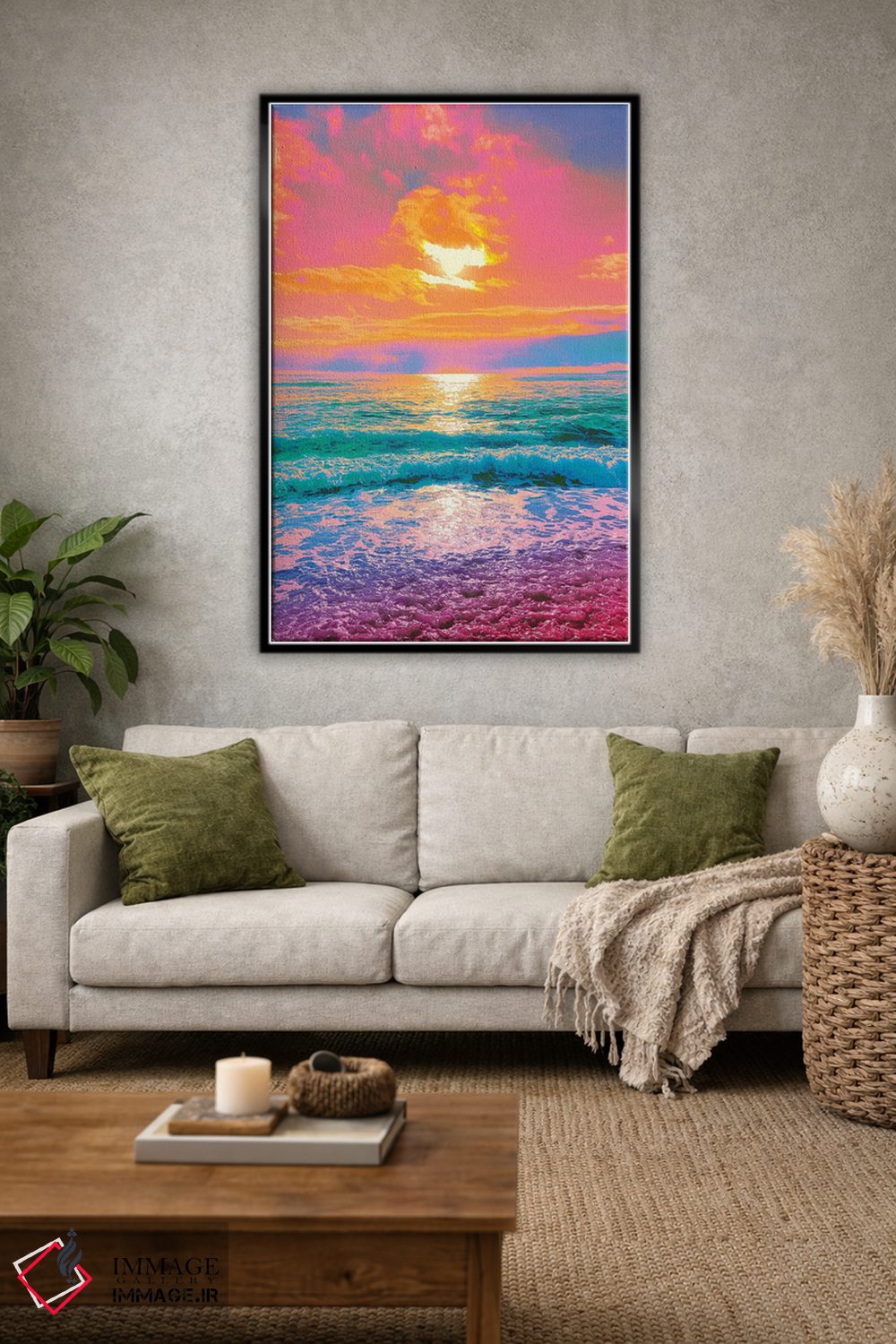 تابلو دکوراتیو زیبایی فاجعه بار اثر نیتن هد - D1B