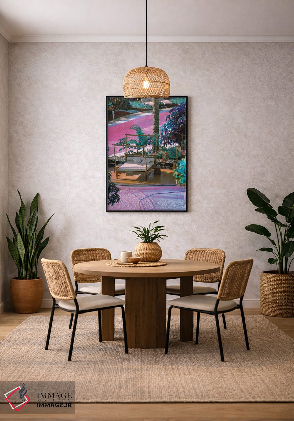 تابلو دکوراتیو بهشت مجازی اثر نیتن هد - D3B