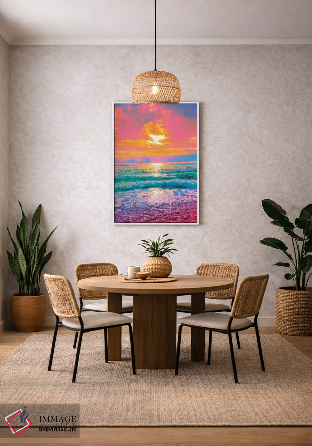 تابلو دکوراتیو زیبایی فاجعه بار اثر نیتن هد - D3W