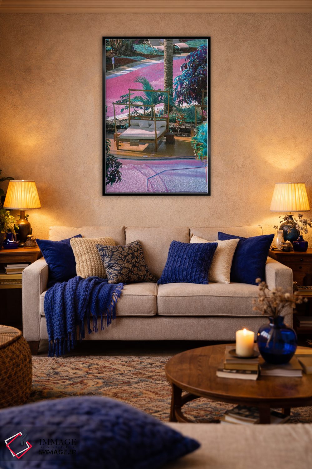 تابلو دکوراتیو بهشت مجازی اثر نیتن هد - D4B