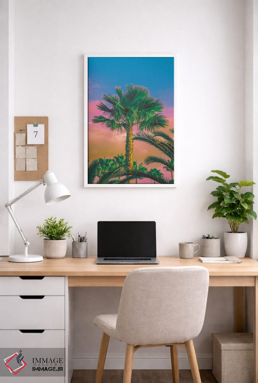 تابلو دکوراتیو روزهای گرم تر در راه اند اثر نیتن هد - D3W