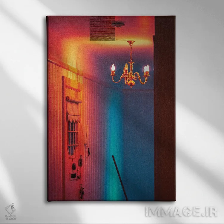 تابلو دکوراتیو نوآر اثر نیتن هد - نمای روبهرو روی دیوار