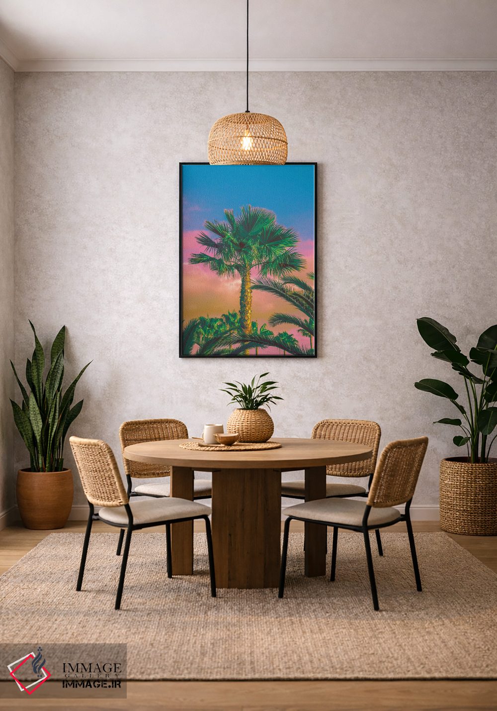 تابلو دکوراتیو روزهای گرم تر در راه اند اثر نیتن هد - D4B