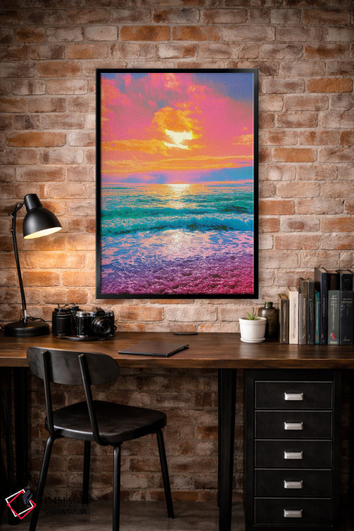 تابلو دکوراتیو زیبایی فاجعه بار اثر نیتن هد - D5B