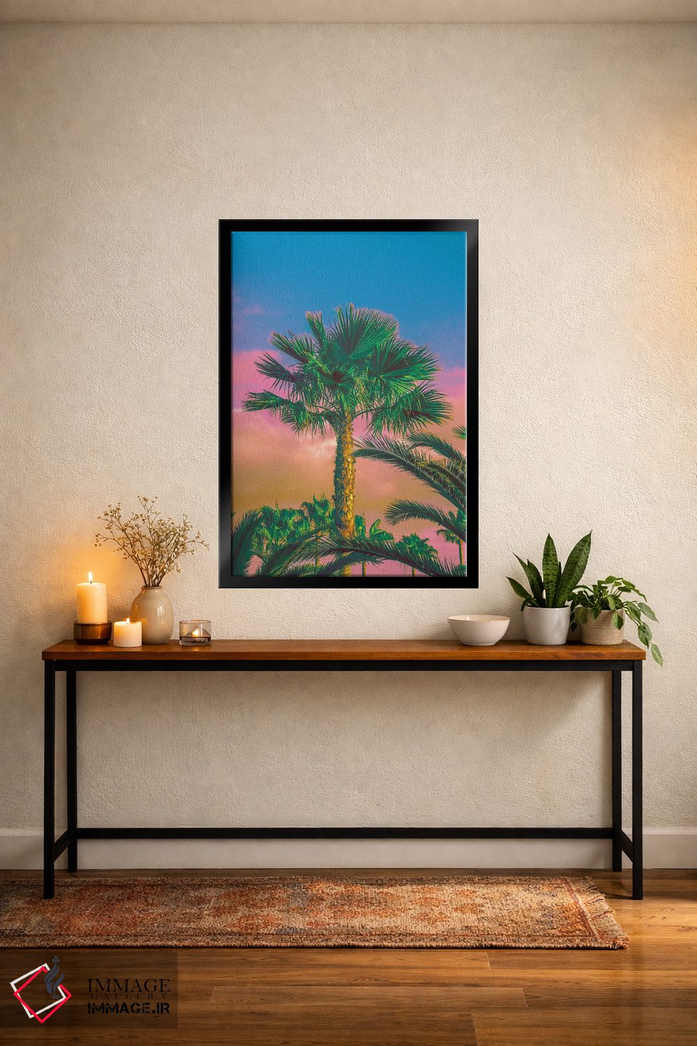 تابلو دکوراتیو روزهای گرم تر در راه اند اثر نیتن هد - D5B