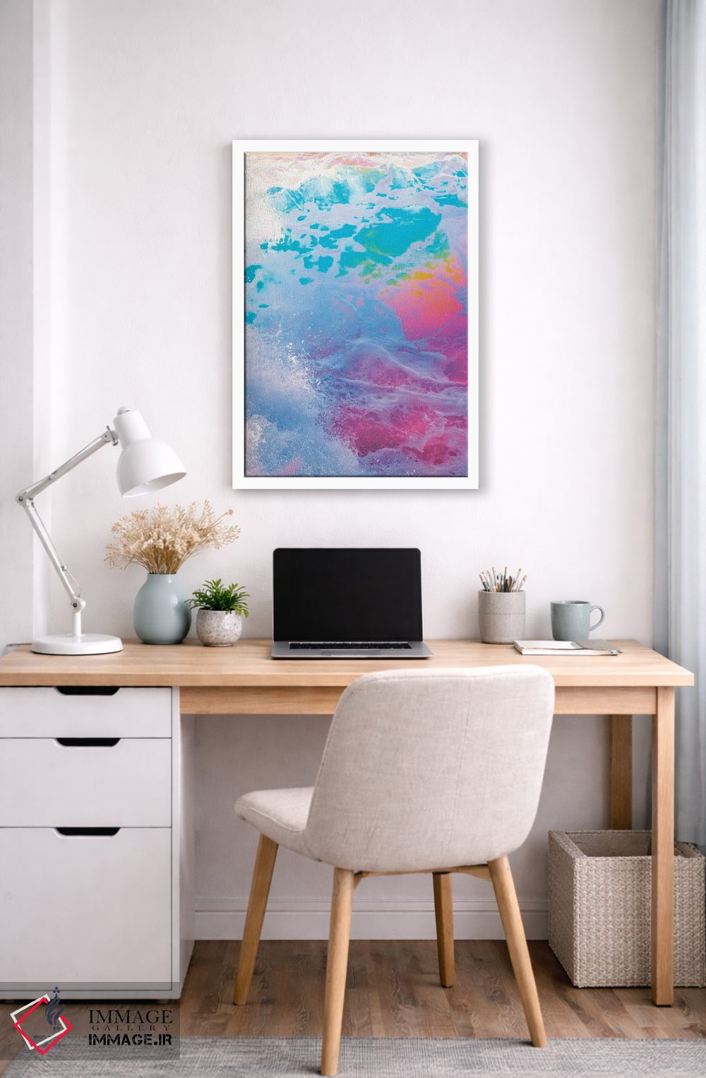 تابلو دکوراتیو گرداب بزرگ اثر نیتن هد - D6W