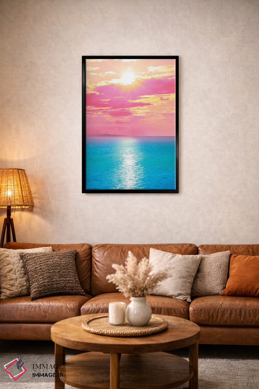 تابلو دکوراتیو ساحل شکوفه گیلاس اثر نیتن هد - D4B