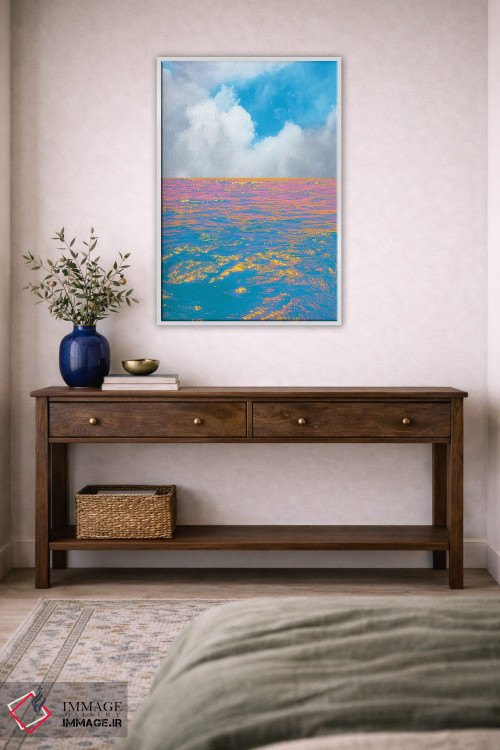 تابلو دکوراتیو بافت مه اثر نیتن هد - D3W