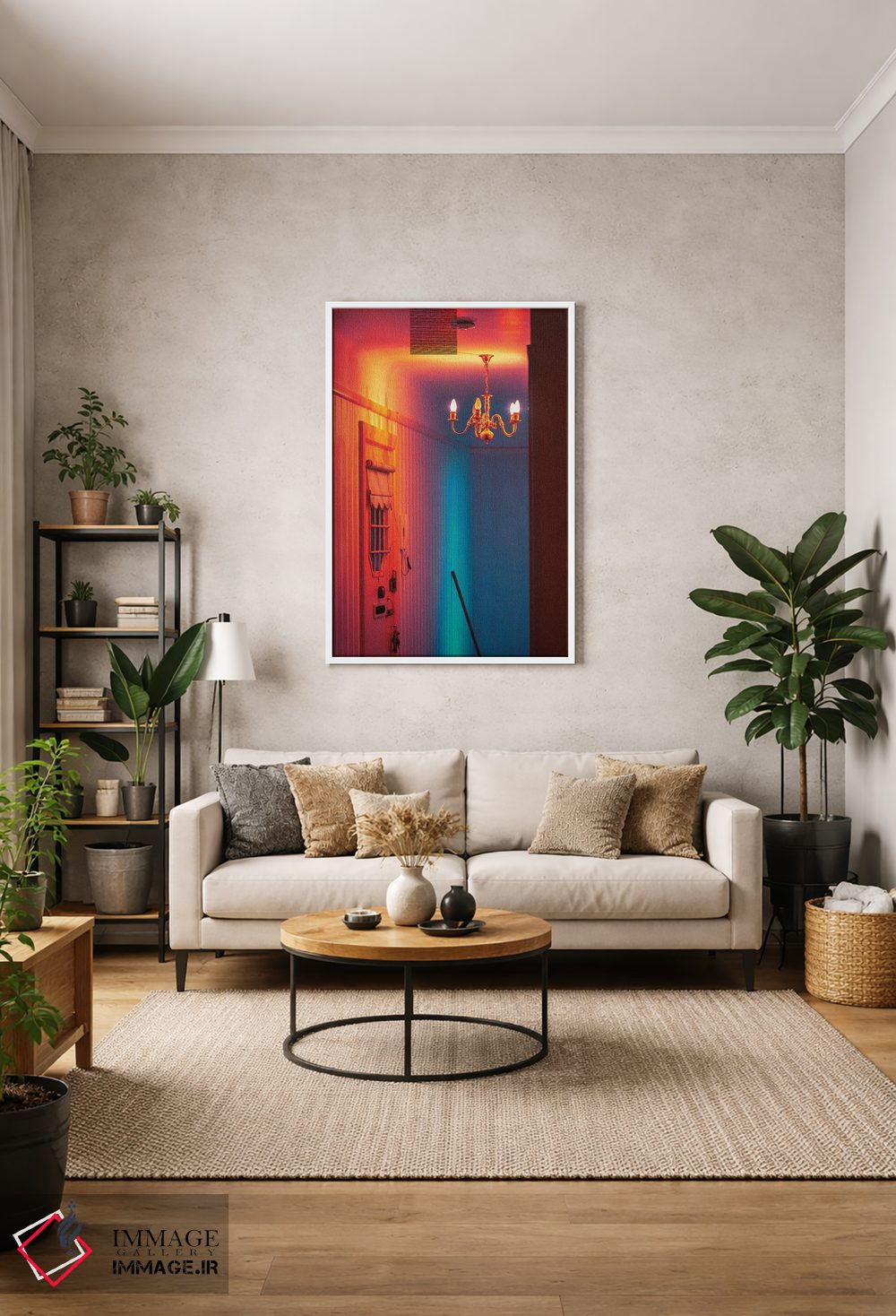 تابلو دکوراتیو نوآر اثر نیتن هد - D1W