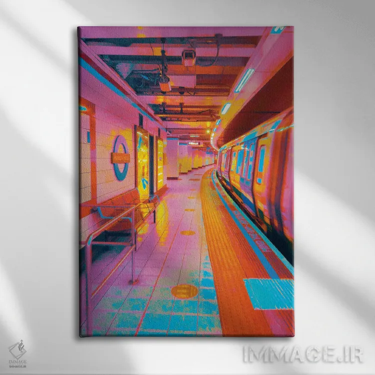 تابلو دکوراتیو هجوم قندی! اثر نیتن هد - نمای روبهرو روی دیوار