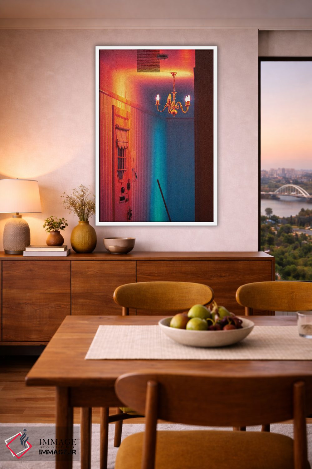 تابلو دکوراتیو نوآر اثر نیتن هد - D6W