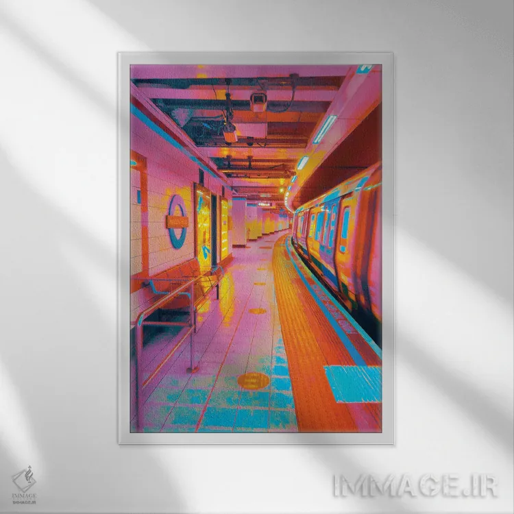 تابلو دکوراتیو هجوم قندی! اثر نیتن هد - نمای قابدار سفید