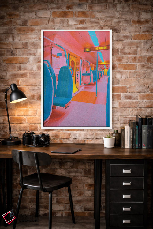 تابلو دکوراتیو خط رویا اثر نیتن هد - D2W