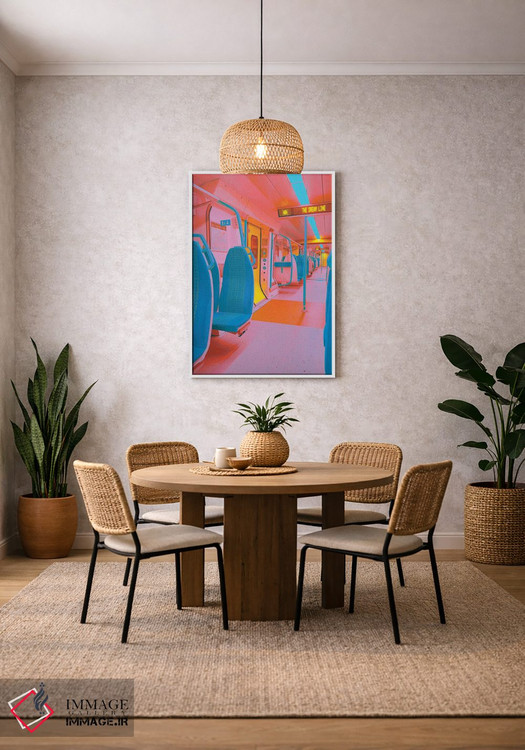 تابلو دکوراتیو خط رویا اثر نیتن هد - D3W