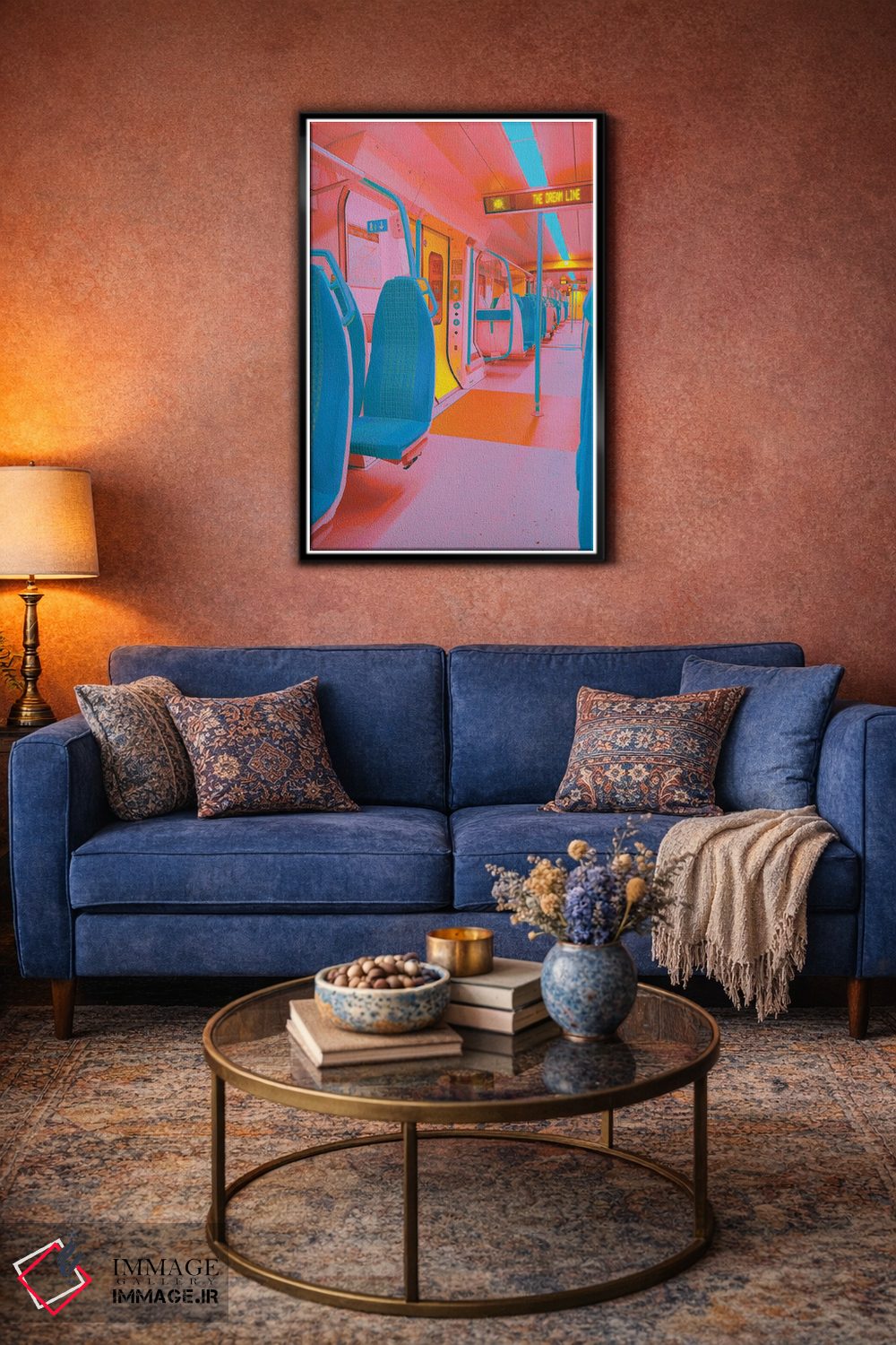 تابلو دکوراتیو خط رویا اثر نیتن هد - D4B