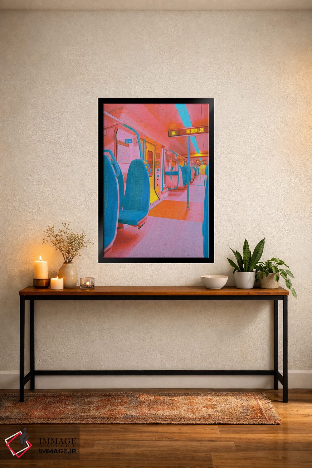 تابلو دکوراتیو خط رویا اثر نیتن هد - D5B