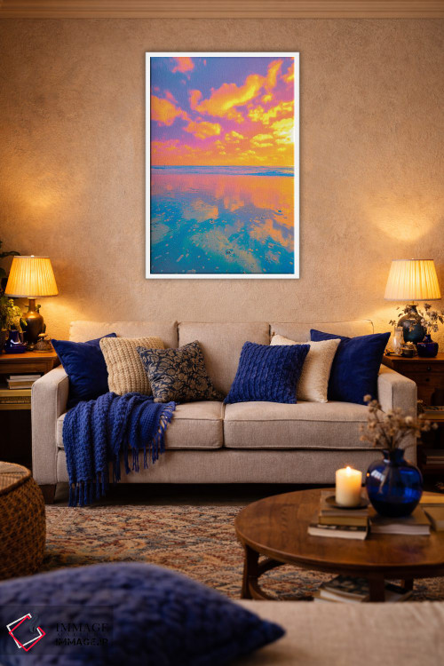 تابلو دکوراتیو شمردن ابرها اثر نیتن هد - D2W