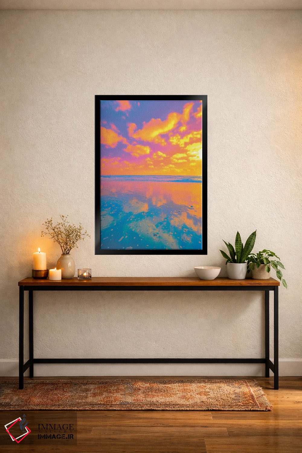 تابلو دکوراتیو شمردن ابرها اثر نیتن هد - D5B