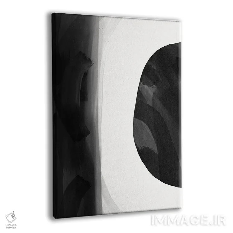 تابلو مینیمال قطعه گمشده ۲ اثر نیکلاس هولمن - نمای پرسپکتیو محصول