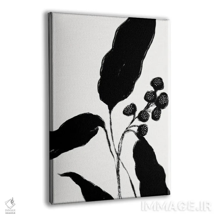 تابلو مینیمال رشد نو ۱ اثر نیکلاس هولمن - نمای پرسپکتیو محصول