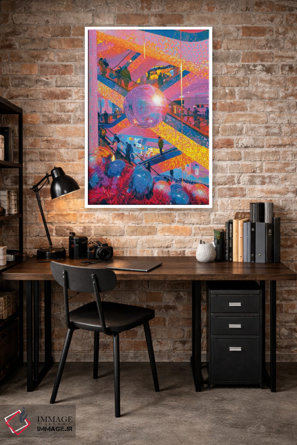 تابلو دکوراتیو دیسکو هرگز نمرد اثر نیتن هد - D3W