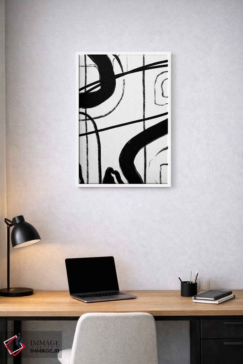 تابلو مینیمال گذرگاه های متقاطع ۱ اثر نیکلاس هولمن - D2W