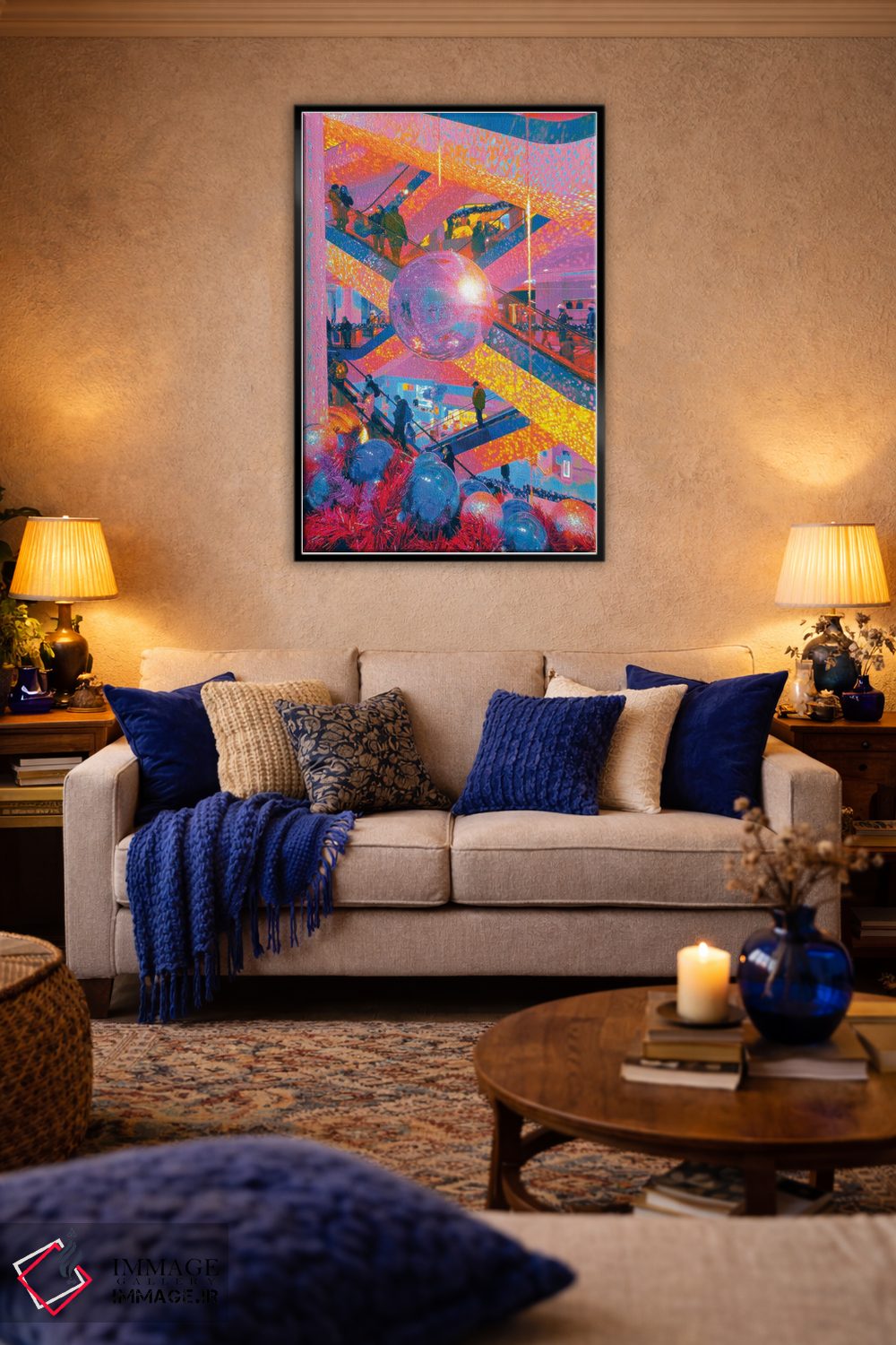 تابلو دکوراتیو دیسکو هرگز نمرد اثر نیتن هد - D5B